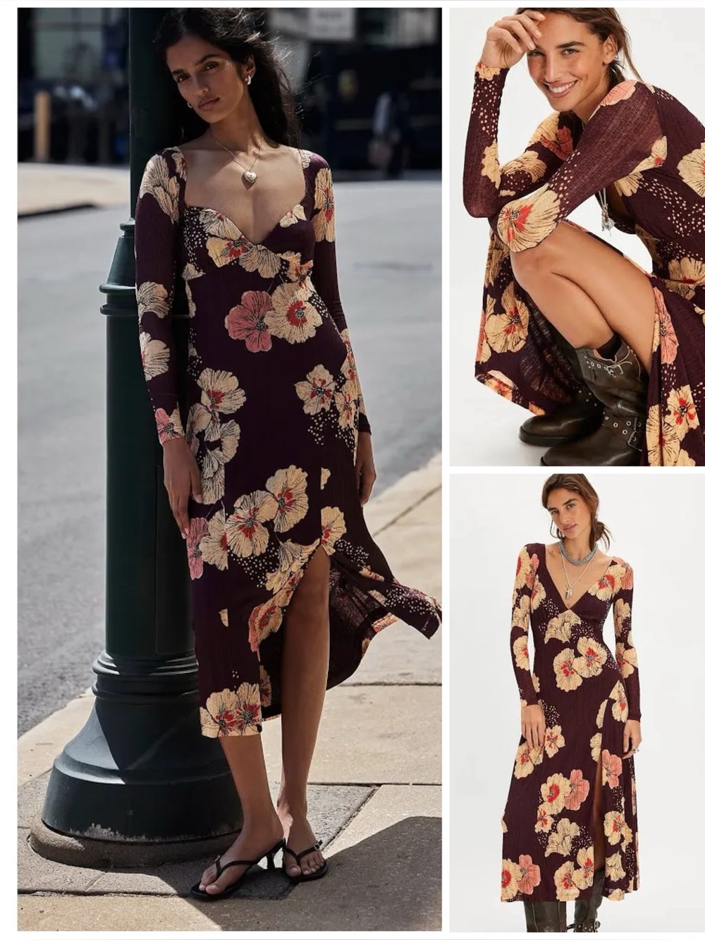 𝓯𝓹 Free People ~ Calla Midi Dress